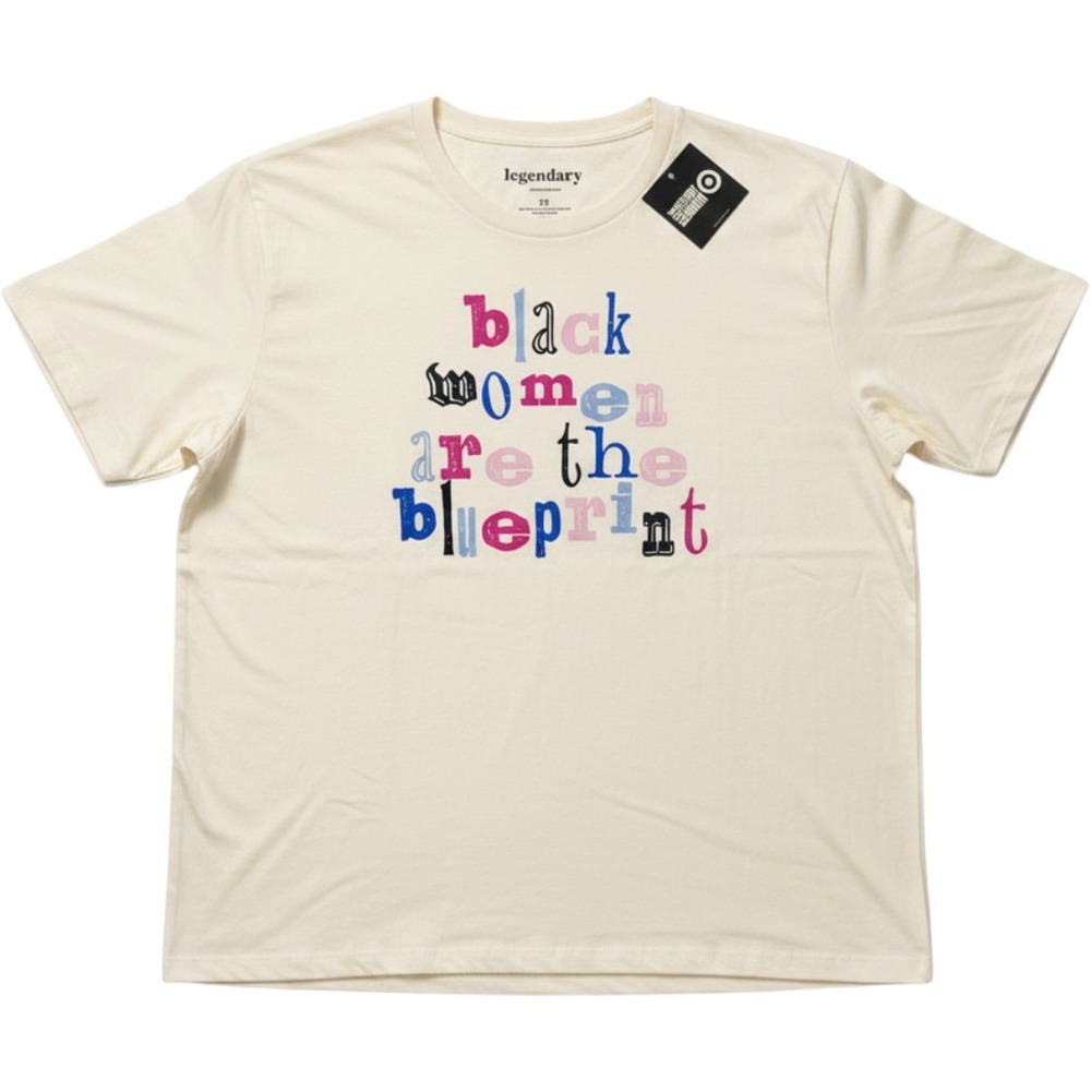 Black Women Are The Blueprint T Shirt 3X Legendary Rootz Cream Graphic Tee